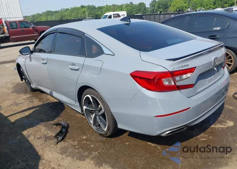 2021 Honda Accord Sport Se из США, поврежденный, VIN 1HGCV1F46MA118361